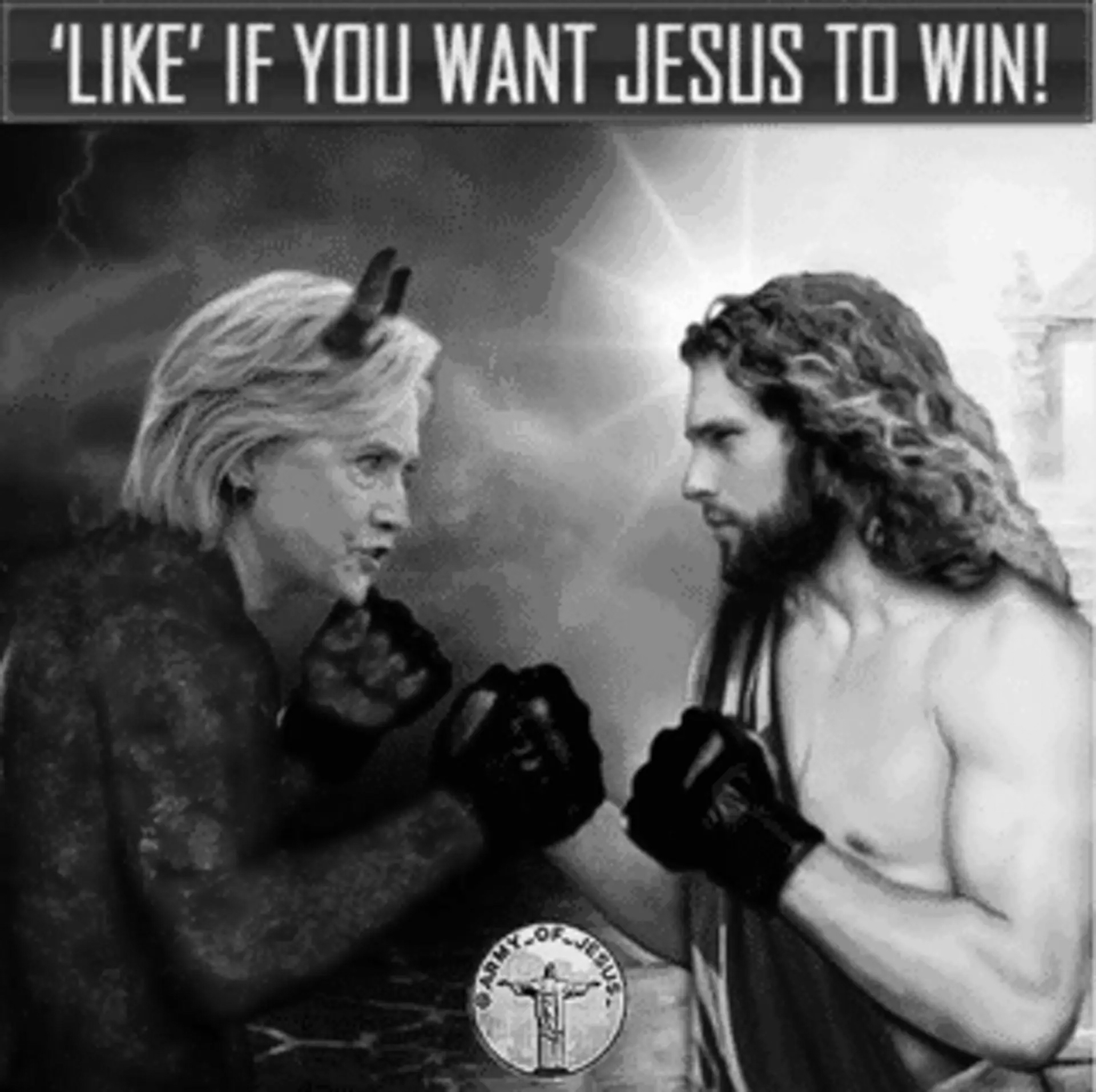 Hillary Clinton vs. Jesus